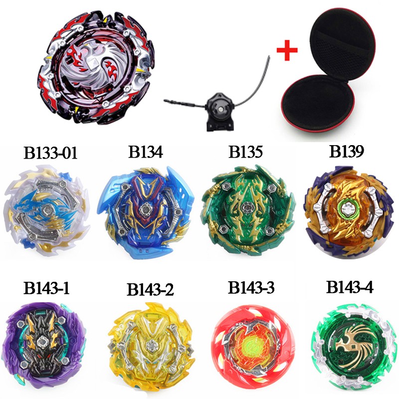 Đồ chơi con quay vô cực Burst METEO L-DRAGO 4D kim loại kèm cuộn dây cho trẻ em