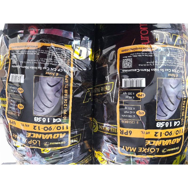 Vỏ Xe 110/90-12 Không Ruột xe Scoopy, vespa