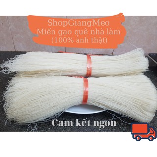 [MIẾN GẠO QUÊ] Miến gạo ngon sạch nhà làm, bún miến khô hàng chuẩn loại 1 (không chất bảo quản) Gói 1kg