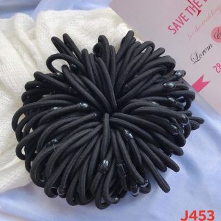 Thun cột tóc màu đen (1 sợi)