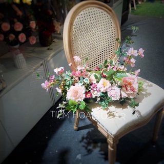 Bụi hoa lụa decor hàng thiết kế -Tiệm hoa S.UGAR