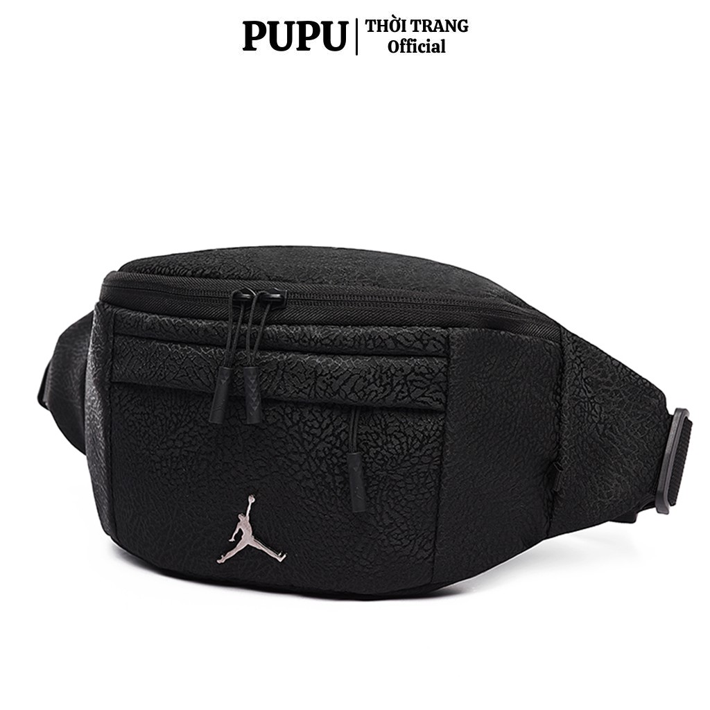 Túi đeo chéo bao tử unisex chất liệu vải canvas nữ đi chơi thời trang thể thao phong cách đeo hông đi chơi trẻ trung
