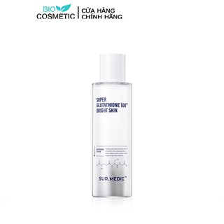 Nước Cân Bằng Da SUR.MEDIC+ Super Glutathione 100 Bright Skin Dưỡng Trắng, Giữ Ẩm Sâu 145ml