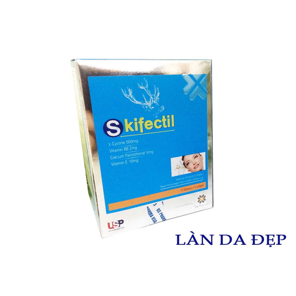 Viên Uống SKIFECTIL Chống Lão Hóa Da, Giúp Giảm Tình Trạng Sạm Nám, Giúp Da Mịn Màng