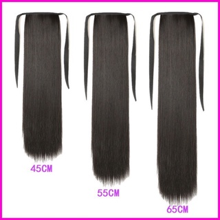 Tóc giả nữ cột buộc thẳng 50cm kèm ảnh thật
