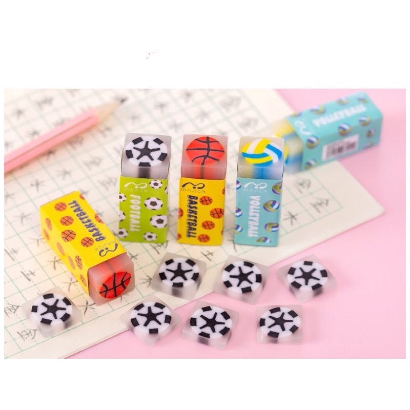 Gôm tẩy bút chì họa tiết hoa trái bóng mùi thơm cute dễ thương KidPlaza