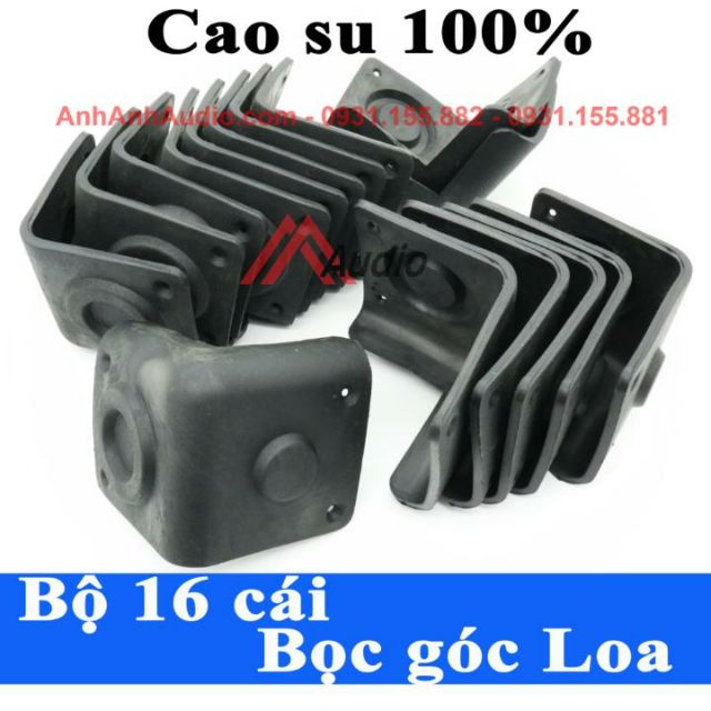 Nẹp góc loa cao su , bộ 16 cái