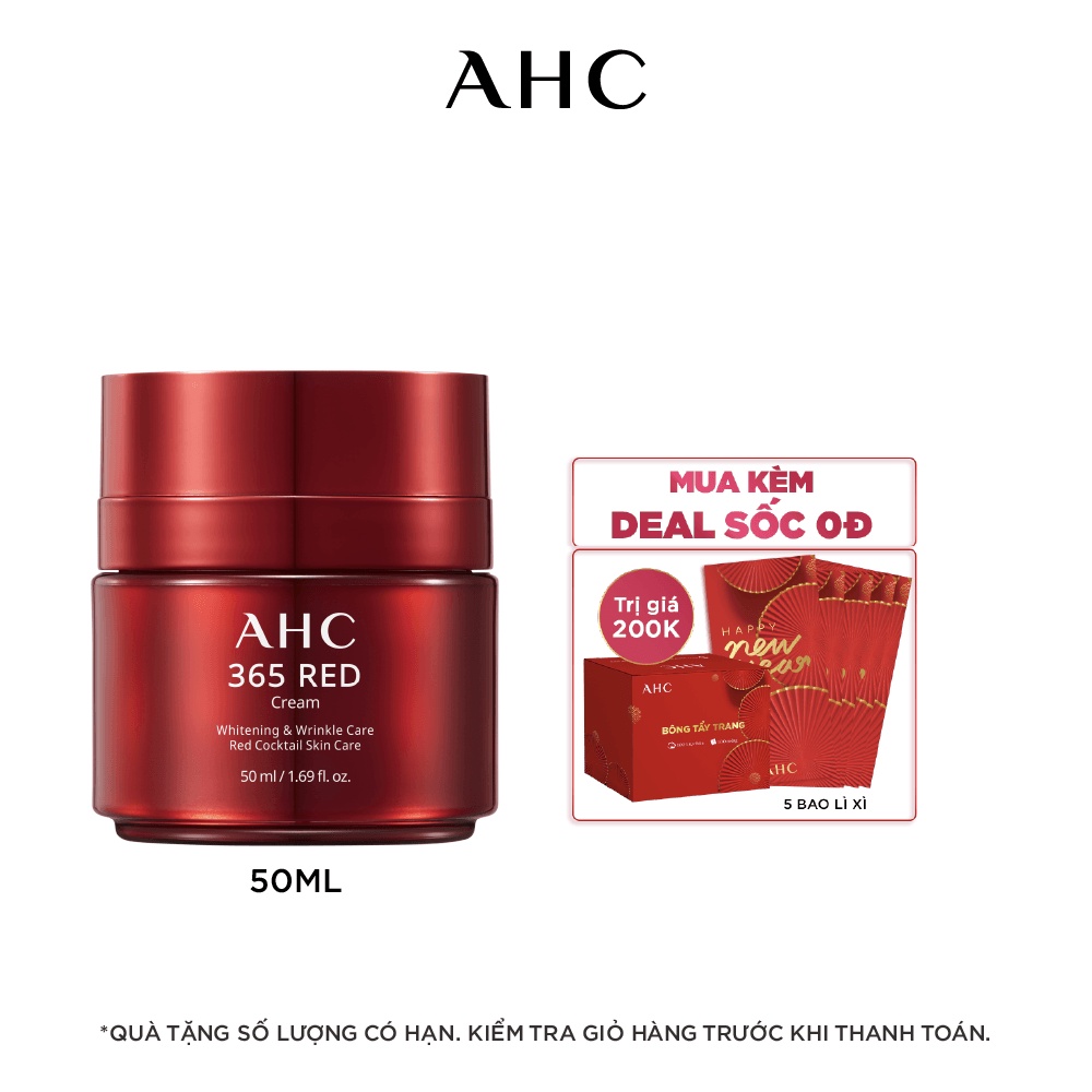 Kem Dưỡng Chống Lão Hoá AHC 365 Red Cream 50ml