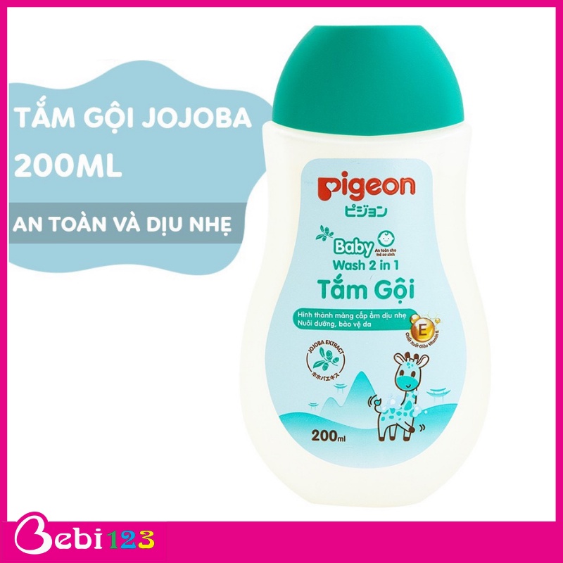 (Chính Hãng) Sữa Tắm Gội Pigeon 700ml Mẫu Mới Cho Bé