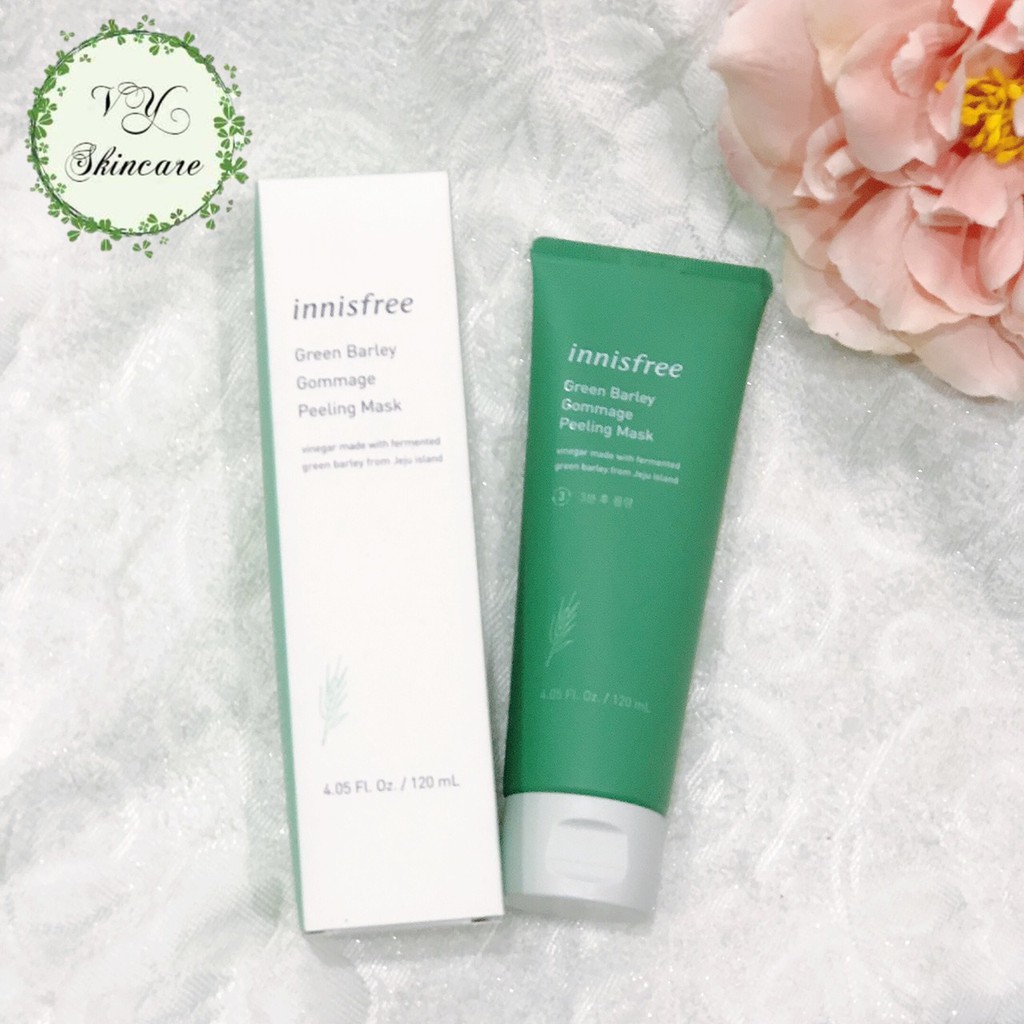 Tẩy tế bào chết mặt Innisfree Green Barley Gommage Peeling Mask 120Ml