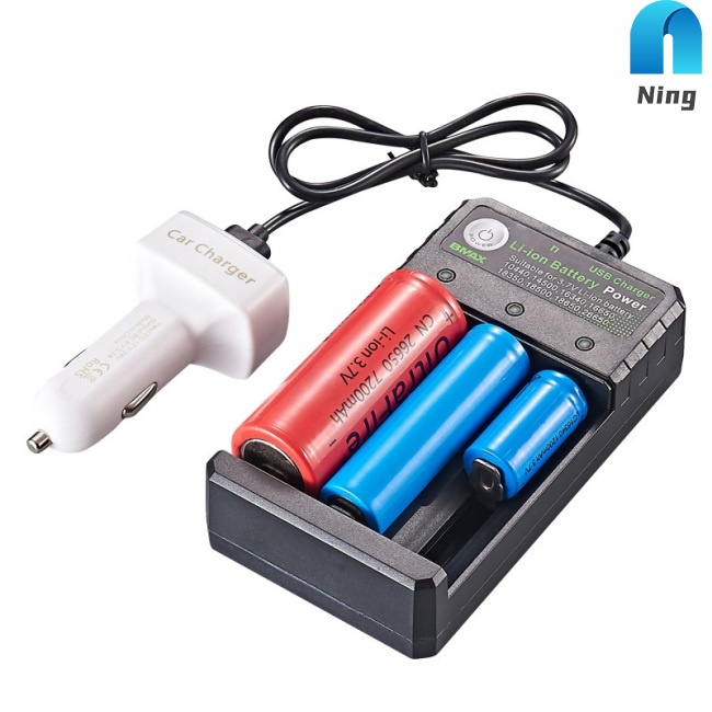 Bộ Sạc Pin 18650 Lithium Ba Ngăn Tiện Lợi