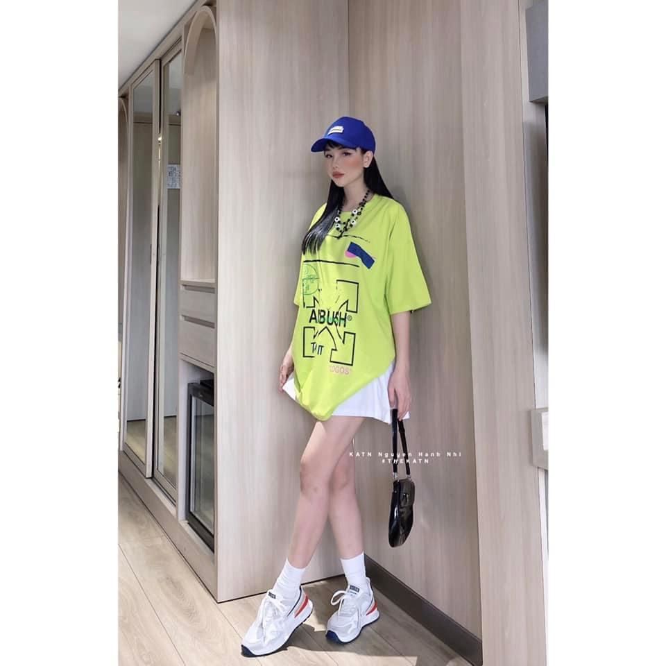 Áo phông AMBUSH mũi tên xanh cốm cá tính