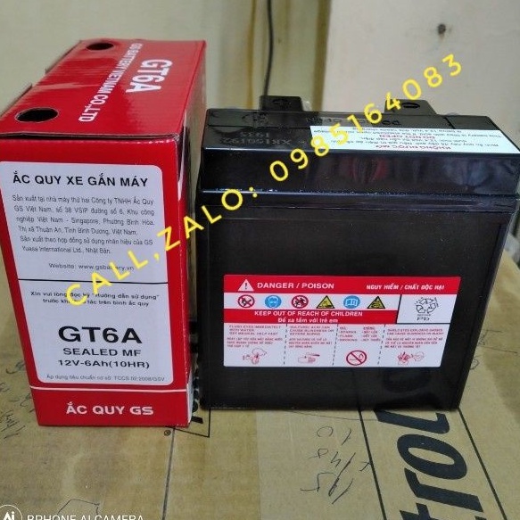 bình ắc quy GS 6A