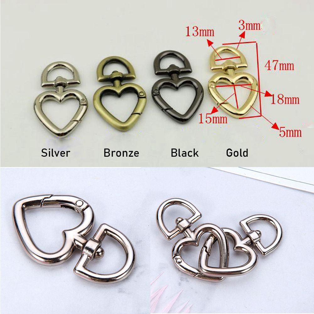 Set 1 / 2 / 3 / 4 Móc Khóa Túi Xách Hình Tròn Nhiều Màu Chất Lượng Cao