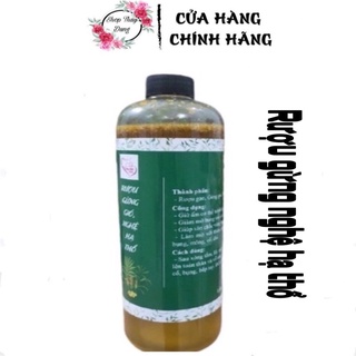 [Cao cấp] 1 lít cốt gừng gió nghệ hạ thổ cực kì tốt cho chị em sau sinh