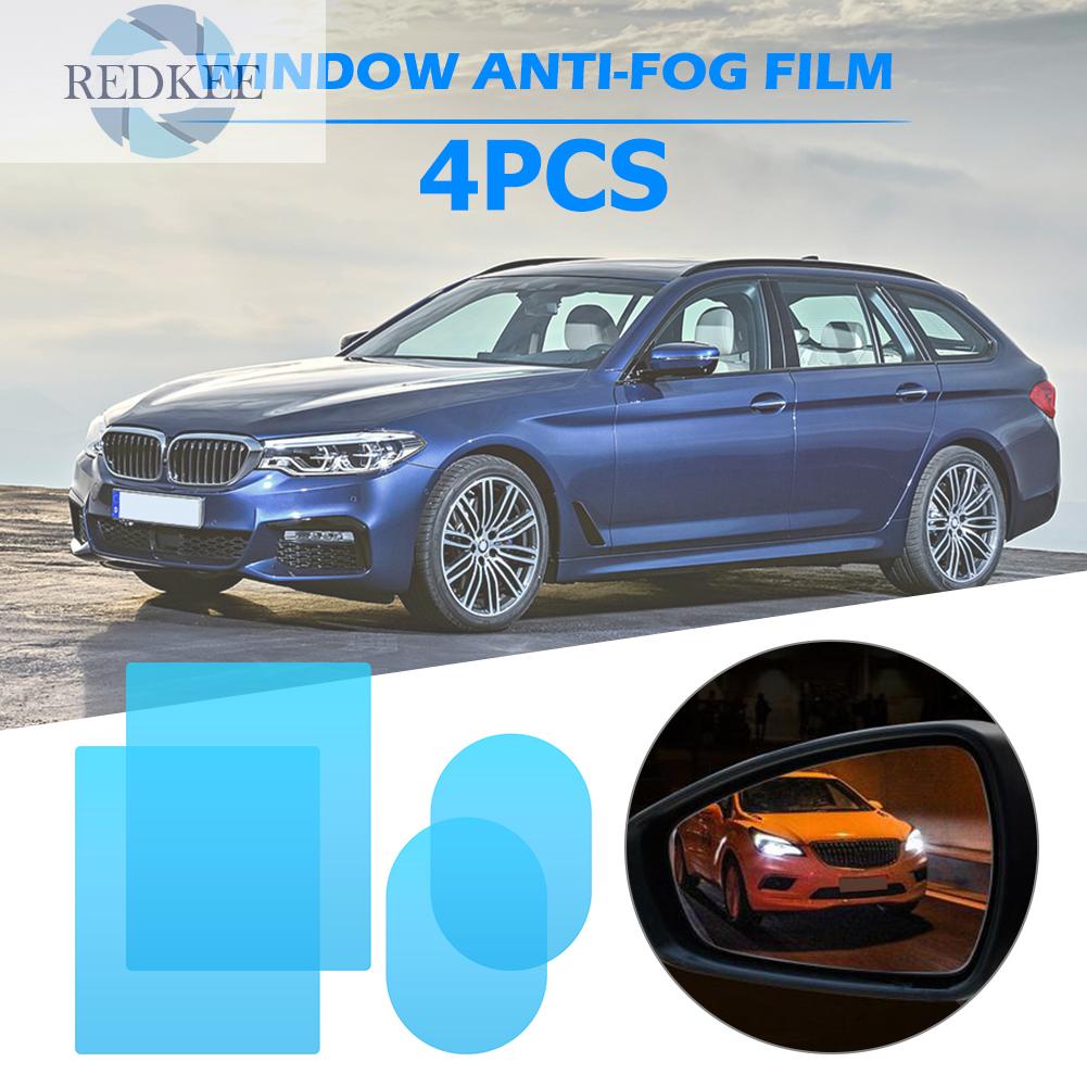 4 Miếng Phim Dán Bảo Vệ Kính Chiếu Hậu Xe Hơi