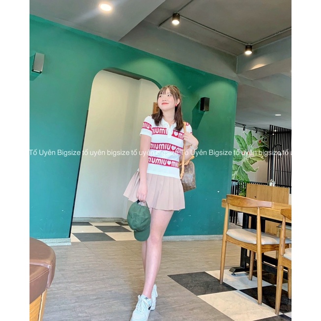 (T.U Bigsize 50-75kg) Áo Len Mongtoghi Dáng Ngắn Cổ Bẻ Hoạ Tiết Lạ Hàng QCCC #2202