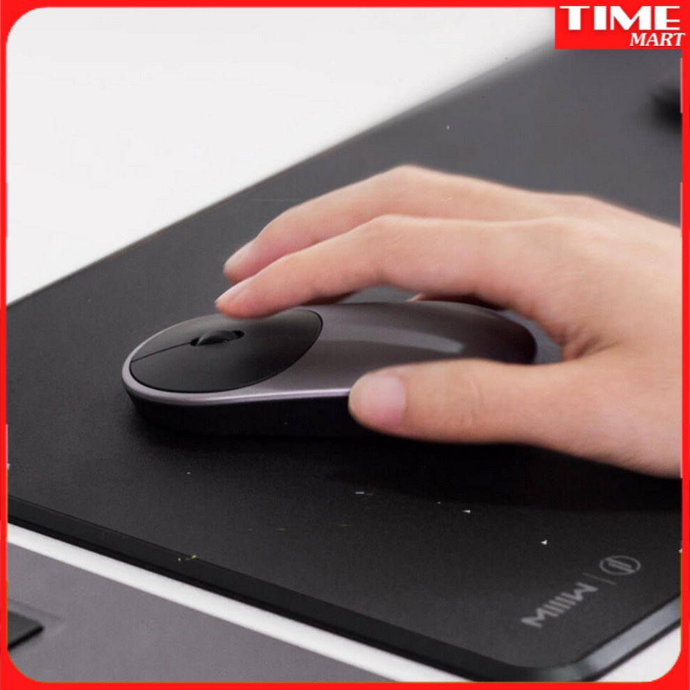 Miếng lót chuột hỗ trợ sạc không dây chuẩn Qi - XIAOMI MI SMART MOUSEPAD WIRELESS CHAGER LED RGB [TIME_MART siêu thị tiệ