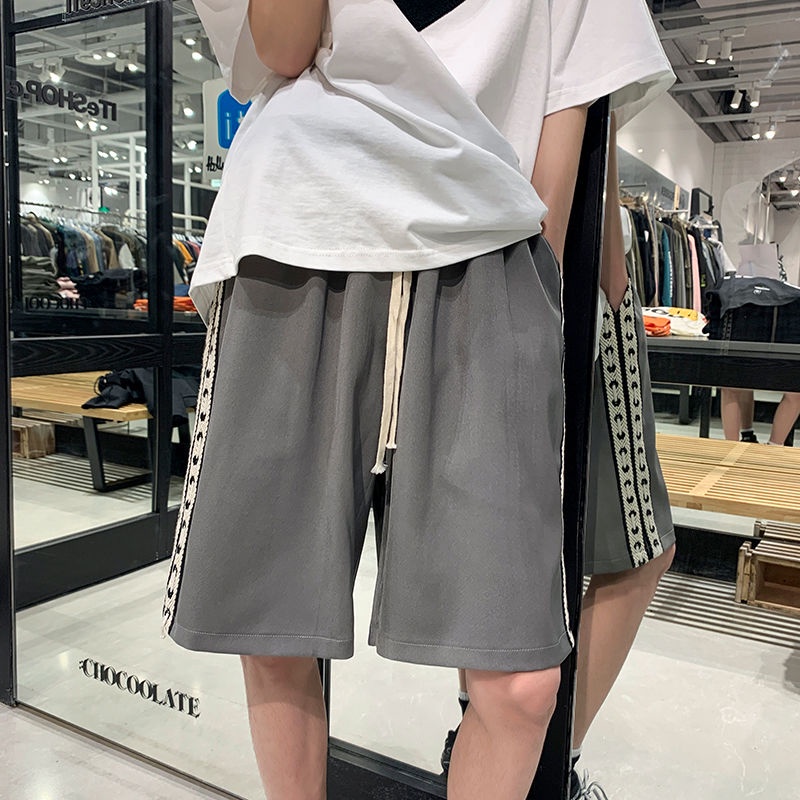 Quần Short Thể Thao Ống Rộng Phong Cách Hàn Quốc Thời Trang Mùa Hè Kiểu Mới Cho Nam
