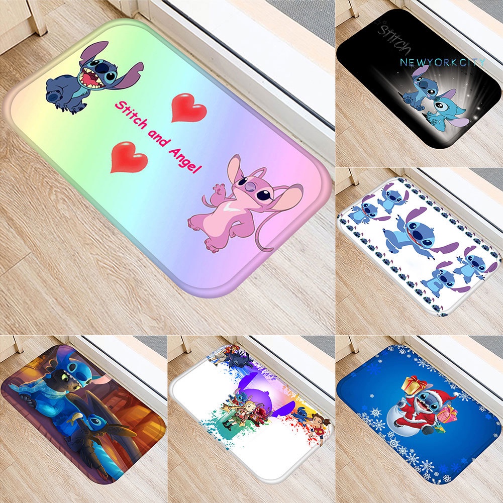 Thảm lót cửa chùi chân Chống Trượt Họa Tiết Hoạt Hình Dễ Thương