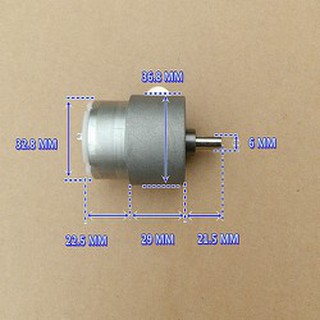 Động Cơ Giảm Tốc JGB37 24VDC 22RPM