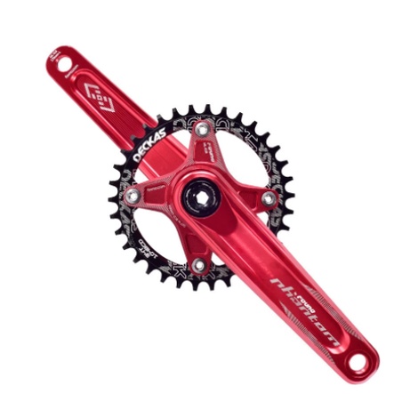 Đĩa bánh răng xe đạp leo núi tròn 32T 34T 36T 38T 104BCD nhiều màu sắc