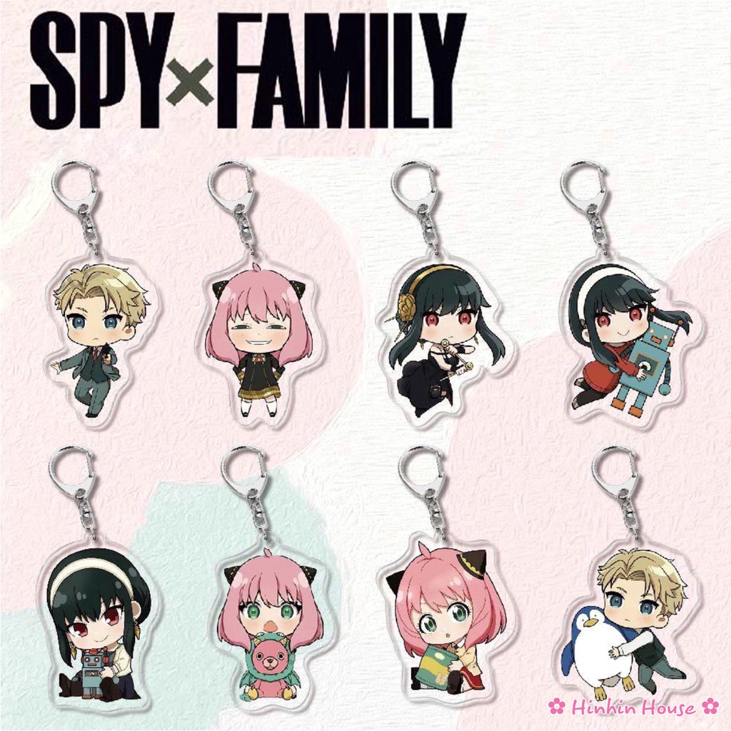 Móc Khoá Chibi Anime Spy x Family Xinh Xắn/ Móc Khoá Anya Loid Yor Forger