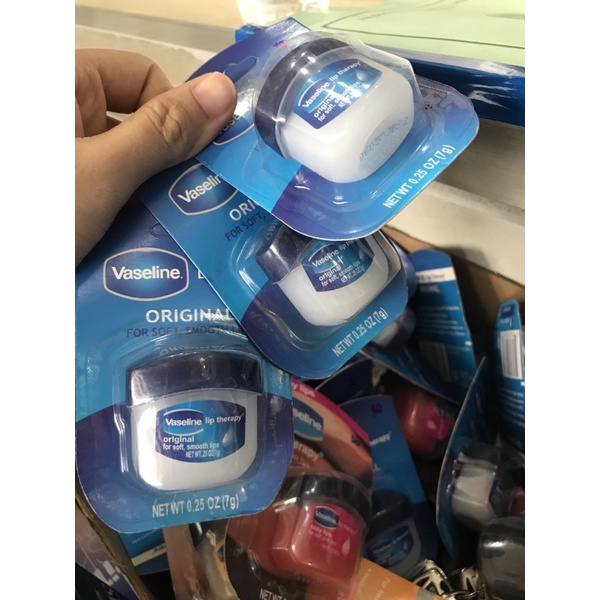 ✅ Sáp Dưỡng Môi Vaseline 7g Phòng Khô Môi, Môi Nứt Nẻ