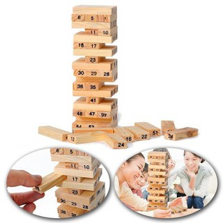 Đồ Chơi Rút Gỗ Kèm Xúc Xắc