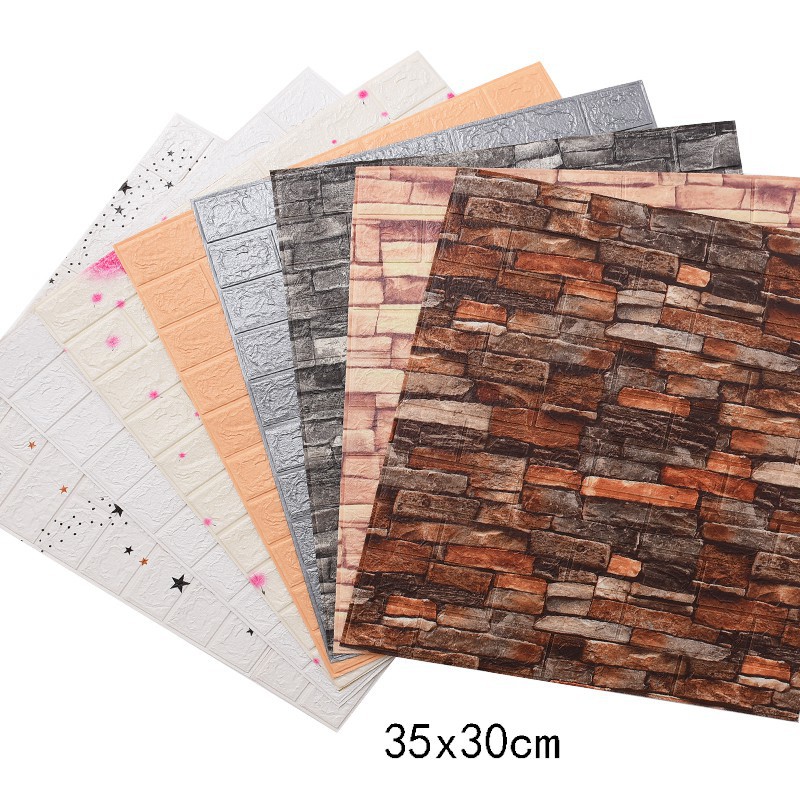 Giấy Dán Tường 3d Chống Nước Tự Dính Trang Trí Nội Thất