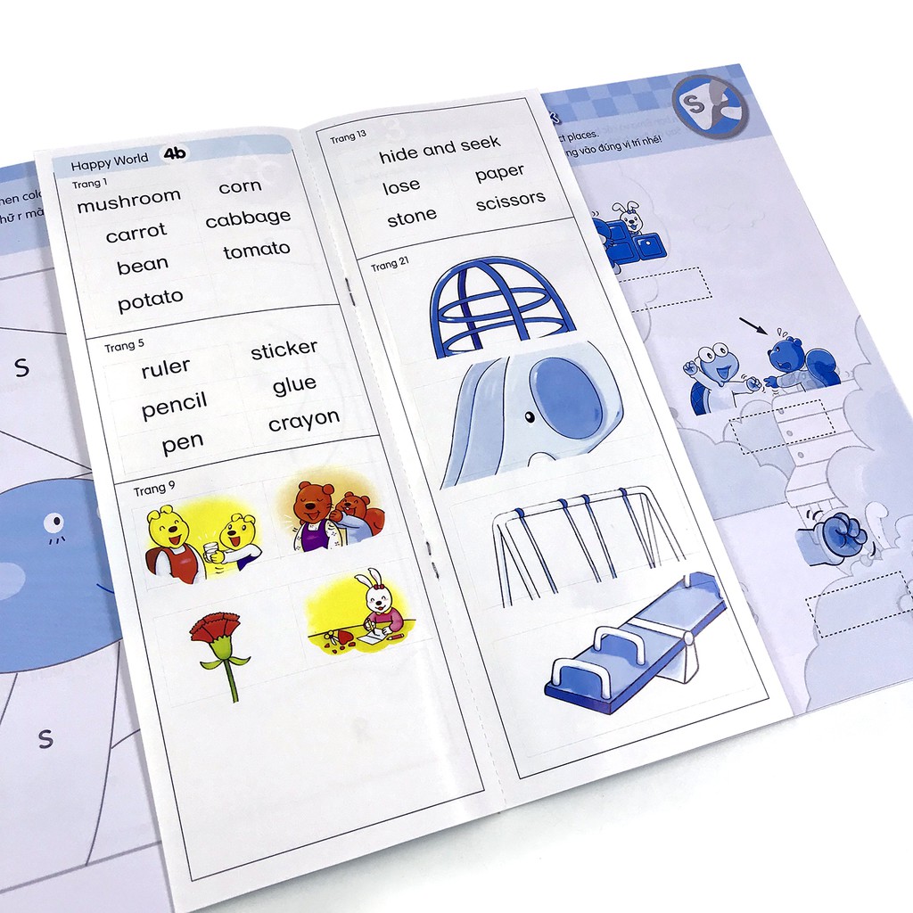 Sách - Tiếng Anh Cho Trẻ Em - Happy World - 4b (Bộ 2 quyển, 1 sổ tay, 1 đĩa DVD) | BigBuy360 - bigbuy360.vn