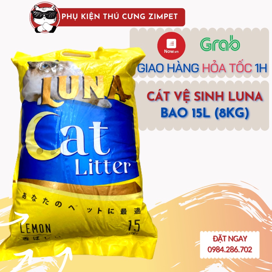 Bao 15L] cát vệ sinh cho mèo catlike cực kì vón túi 15 lít