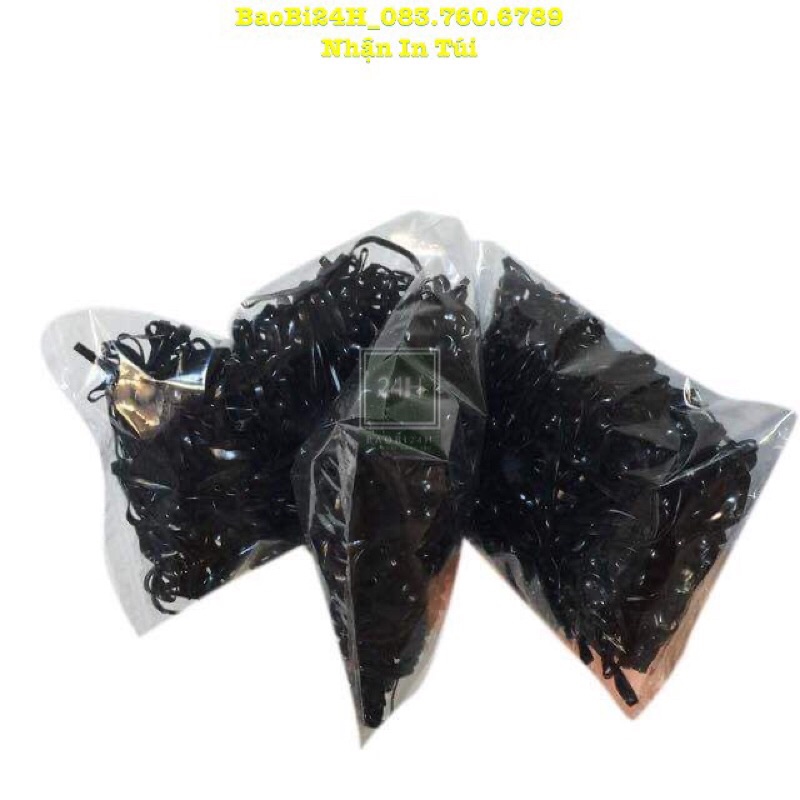 100GR - 500GR CHUN BUỘC TÓC Nịt buộc tóc màu đen và nhiều màu!