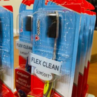 BÀN CHẢI ĐÁNH RĂNG COLGATE SLIMSOFT FLEX CLEAN CHARCOAL
