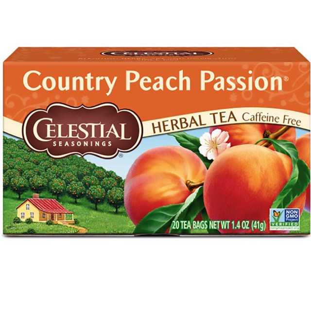 [Trà trái cây Mỹ] Trà đào 100% thiên nhiên Celestial Seasonings date 2023