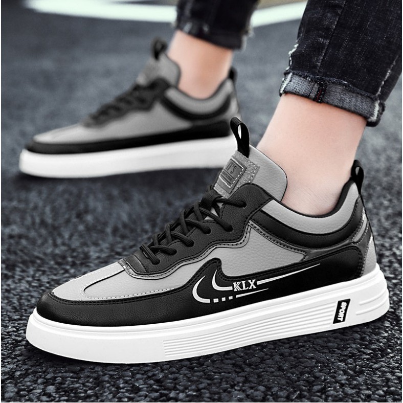 Giày Sneaker Nam Nữ Trắng Đen Thời Trang Học Sinh Sinh Viên Đi Học Cổ Thấp Cao Cấp 2021 Quang Anh - 394