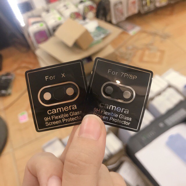 Cường lực dẻo Camera iphone [ iphone 7 plus /8 plus / X /XR / Xs Max ]