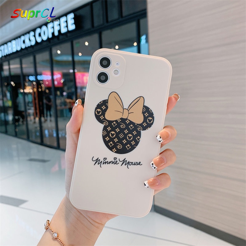 Ốp Điện Thoại Mềm Chống Sốc Họa Tiết Hoạt Hình Cho iPhone 12 11Pro X XS Max XR 7 8 Plus