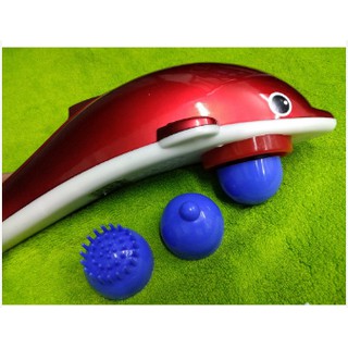Máy Massage Cầm Tay Cá Heo Dolphin 3 Đầu + Sản phẩm như hình