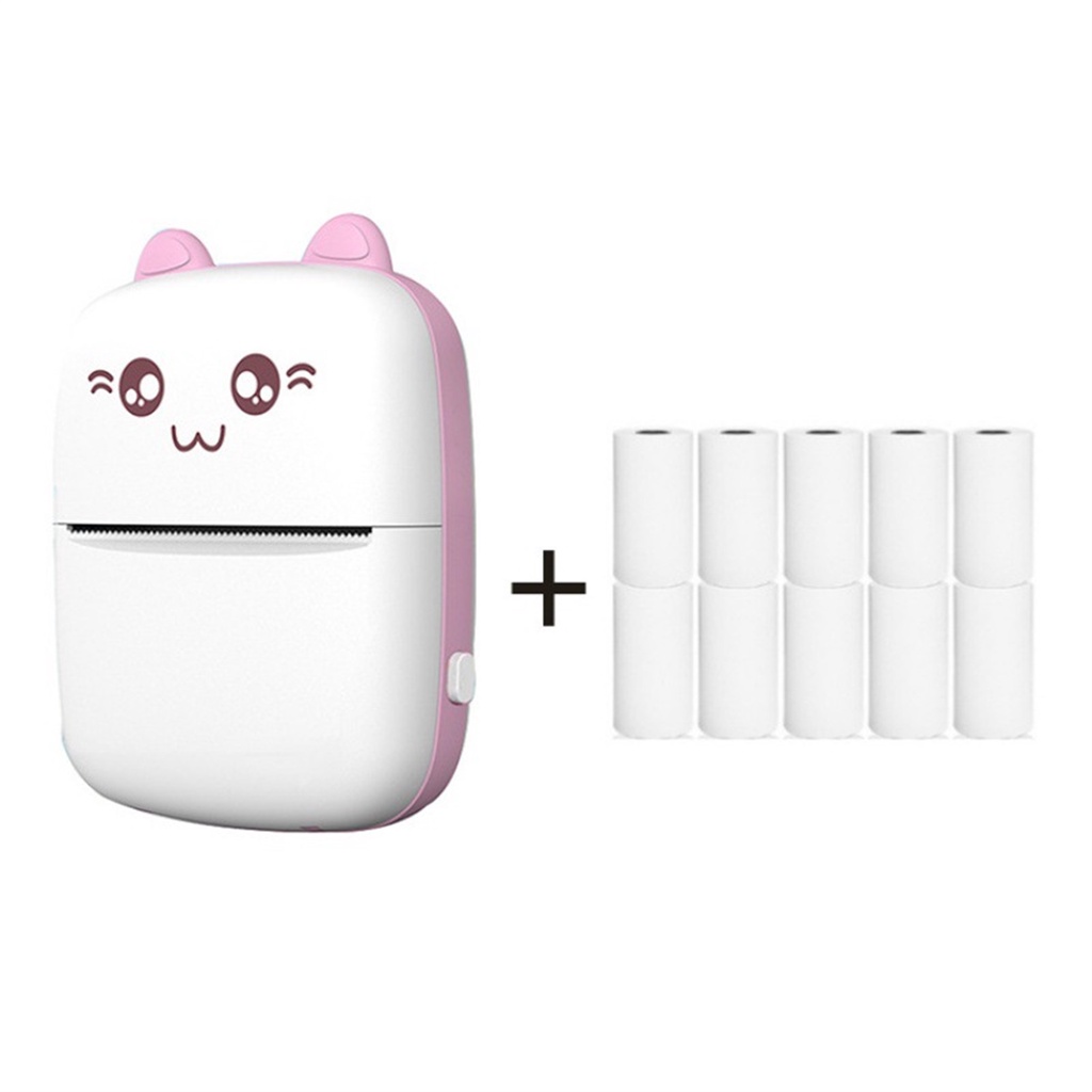 🌟Hàng HOT Máy In Nhiệt Mini Cầm tay Bluetooth, Máy in ảnh, in tài liệu, in Phao, in nhãn dán in không cần mực, in đơn hàng, in bill hàng