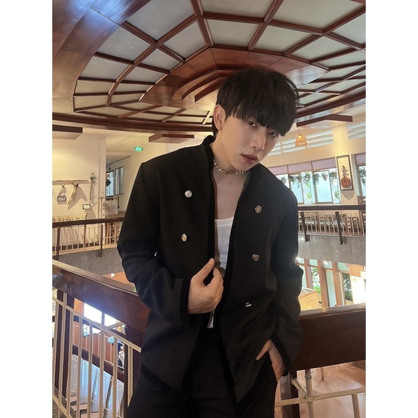 ÁO JACKET RICHARD ĐEN TRƠN by K honista