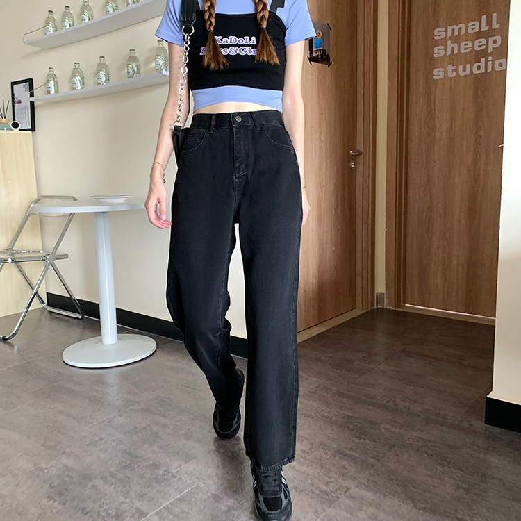  Quần Denim Lưng Cao Thiết Kế Đơn Giản Xinh Xắn 38762 | BigBuy360 - bigbuy360.vn