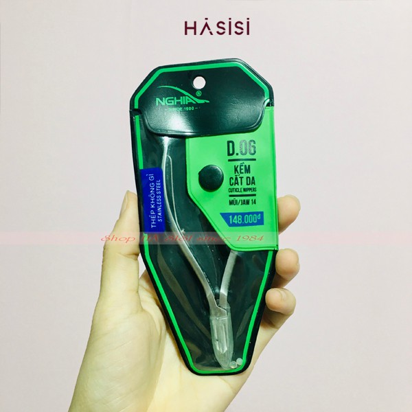 Kềm Cắt Da Thép Không Gỉ NGHĨA D-06 Jaw14
