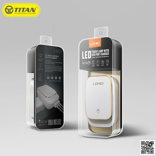 Combo sạc 4 cổng kèm cáp chân lightning ldnio -