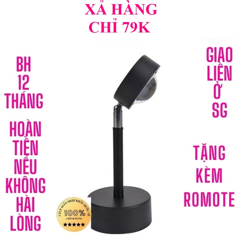 Đèn hoàng hôn siêu hot Tiktok có mika chuyển đổi 4 màu,đèn led trang trí chụp ảnh quay video livestream rất đẹp