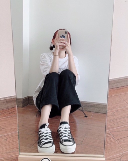 Quần kaki nam nữ có dây rút ở ống | BigBuy360 - bigbuy360.vn