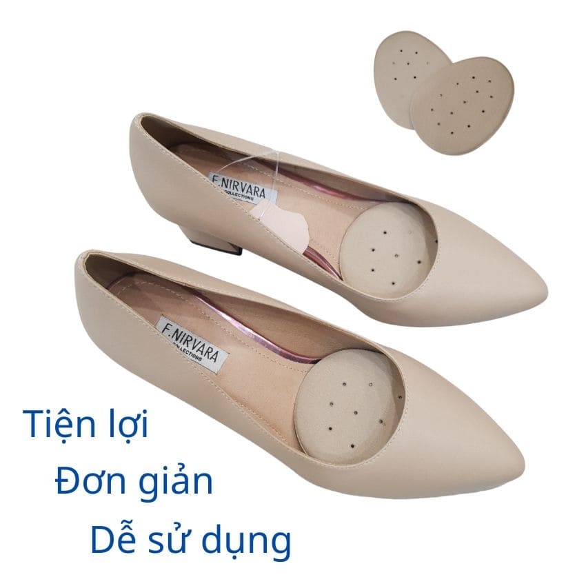 Miếng lót giày cao gót nữ B SHOES, tiện lợi, dễ sử , miếng lót mút giúp không bị tuột và êm chân khi mang