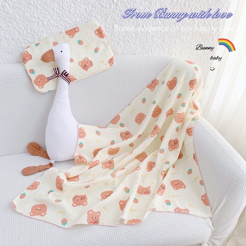 Khăn tắm muslin cho bé sơ sinh