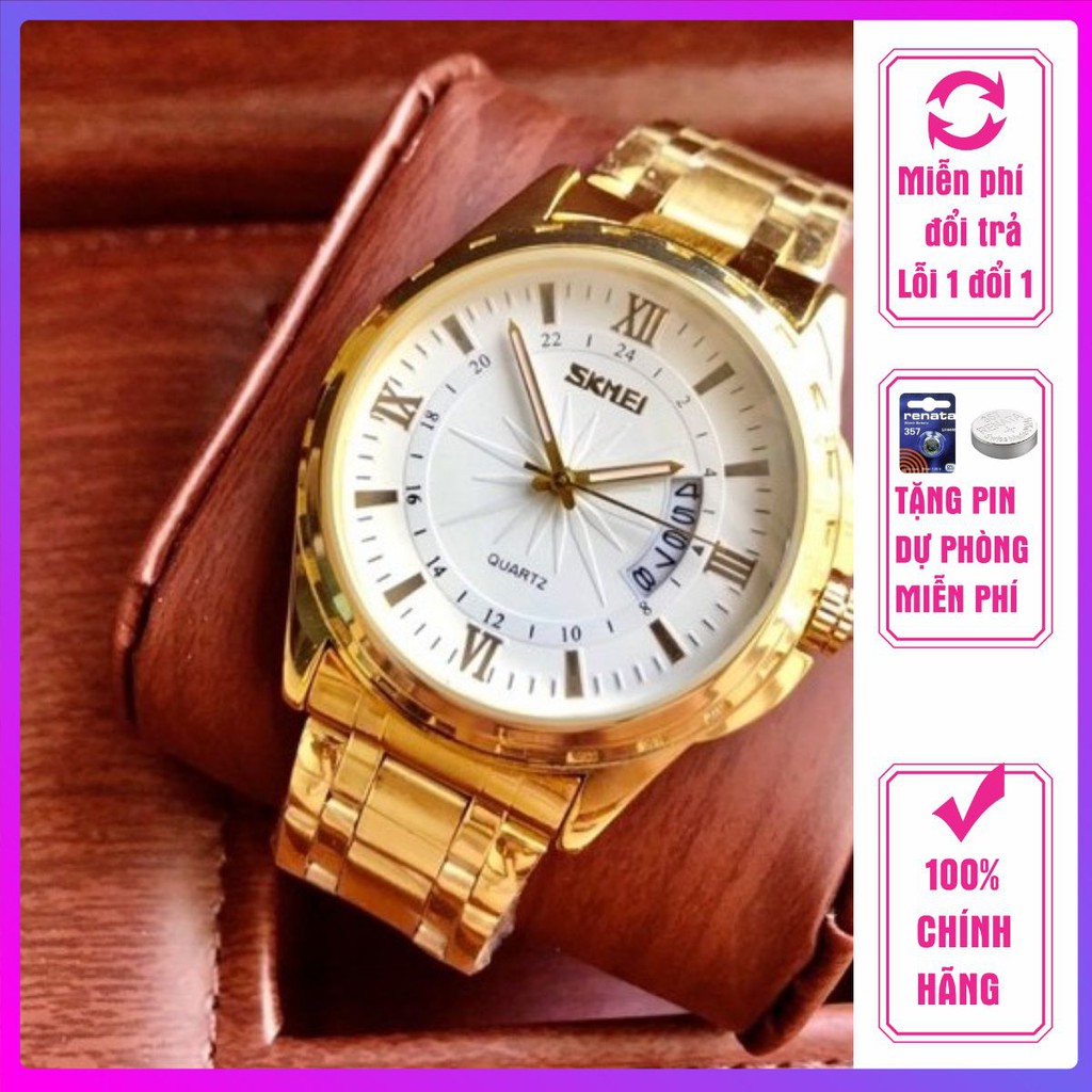Đồng hồ nam SKMEI chính hãng (tặng kèm hộp , pin ) Đồng hồ nam chính hãng | BigBuy360 - bigbuy360.vn