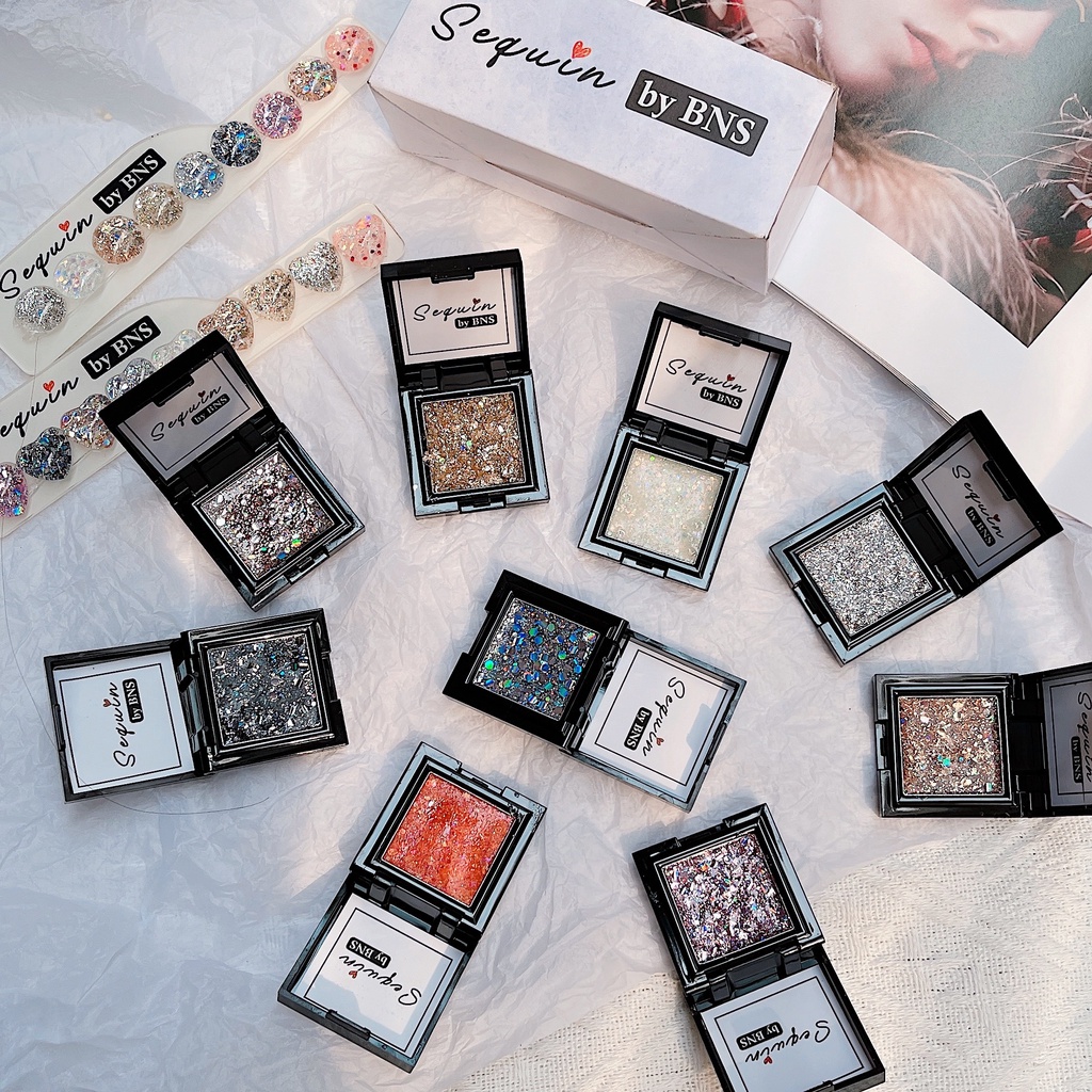 Nhũ nén lấp lánh BNS  - Tặng kèm bảng màu